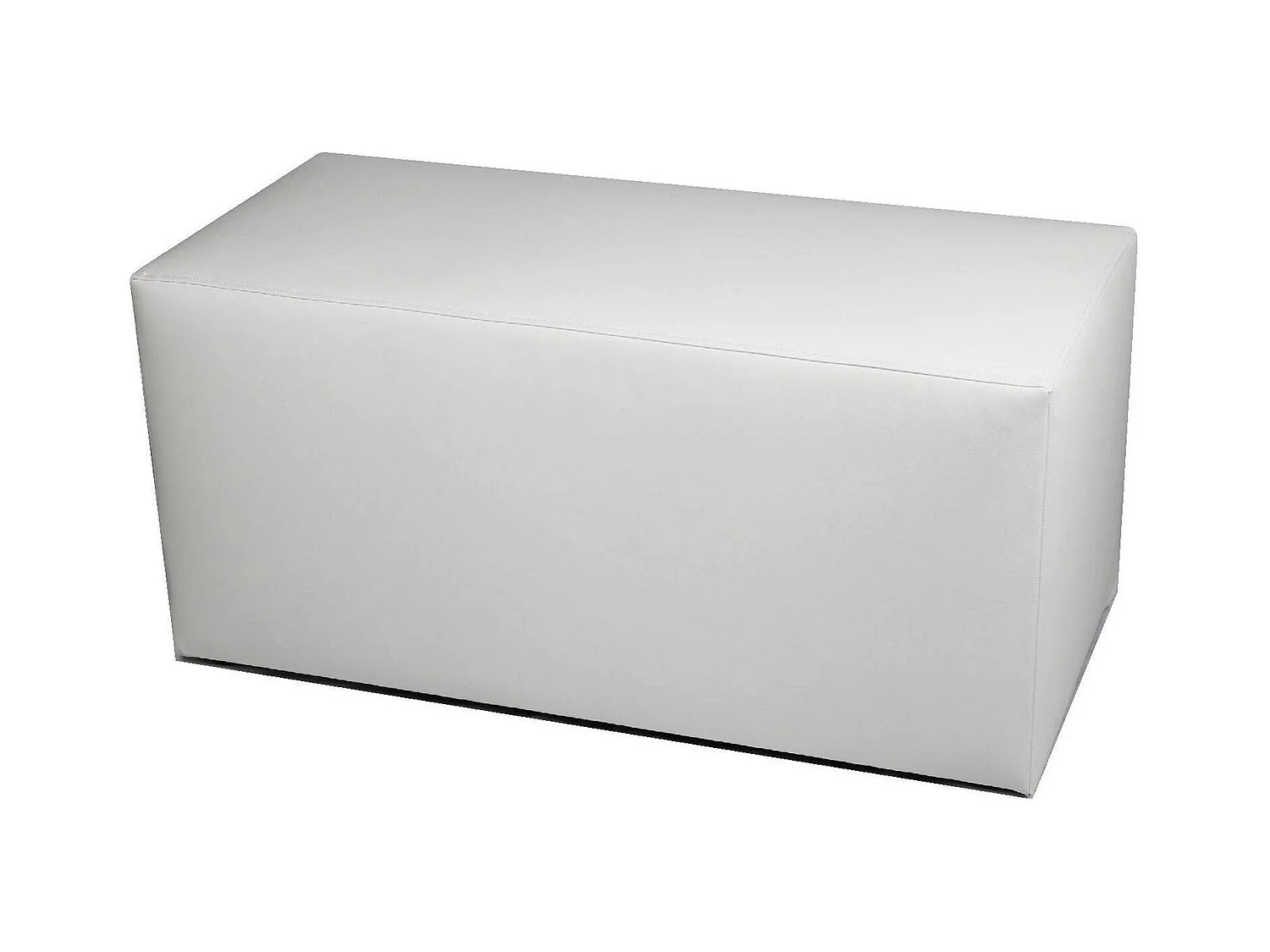 BucureÈ™ti poef, Multifunctionele fauteuil, Zitzak, Voetenbank poef, Made in Italy, 40x90 h42 cm, Wit