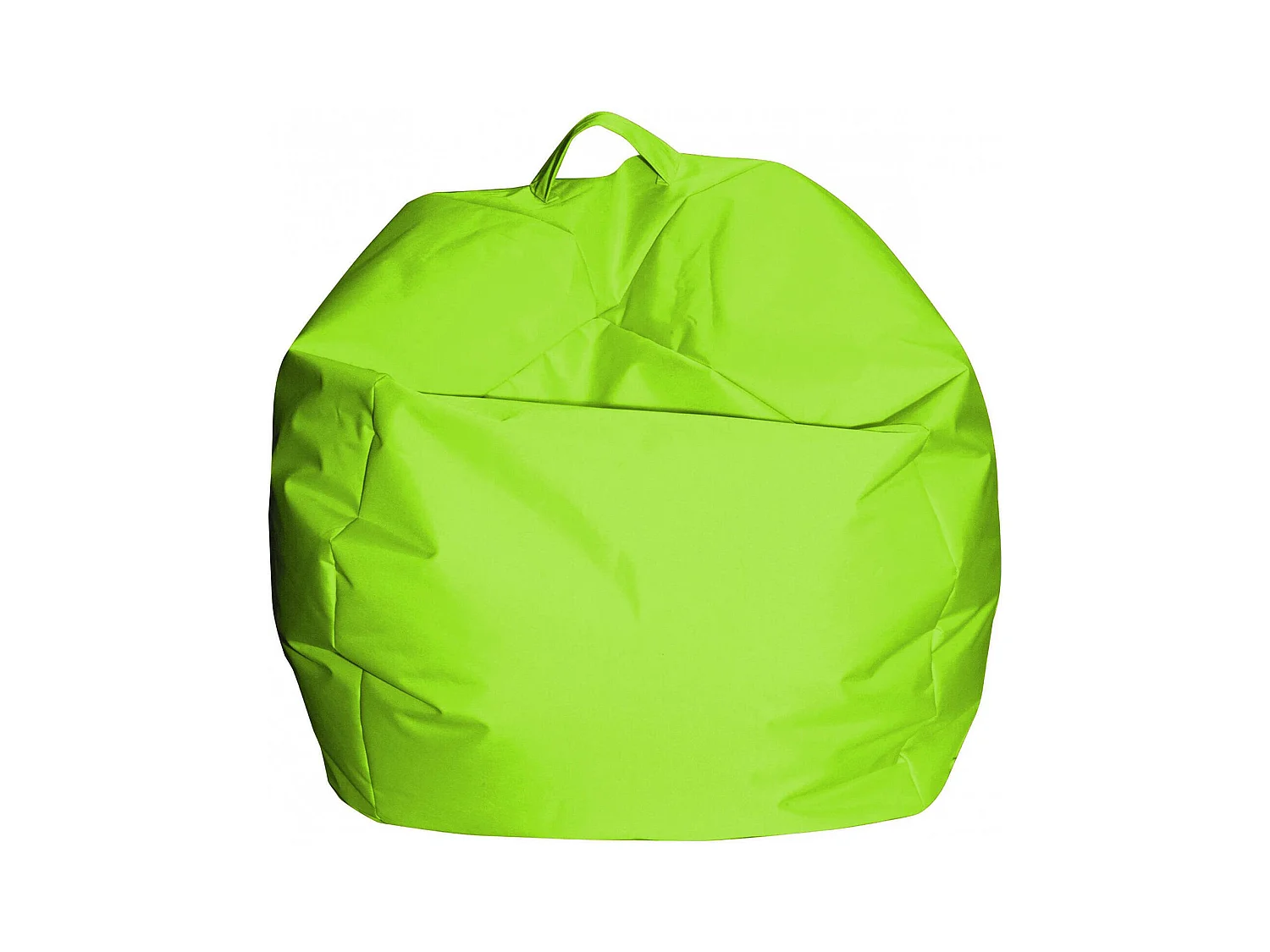 Ascia poef, Multifunctionele fauteuil, Zitzak, Voetenbank poef, Made in Italy, 65x65 h50 cm, Groen