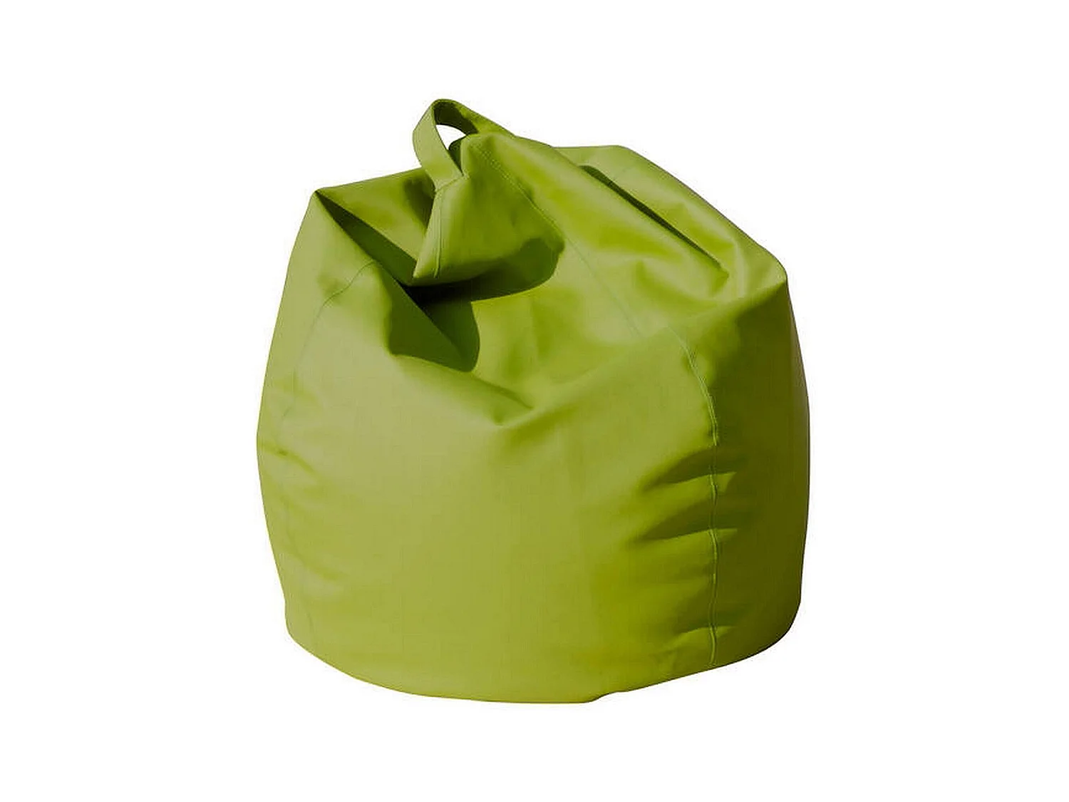 Pouf Azelia, Fauteuil polyvalent, Chaise sac, Pouf repose-pieds, Made in Italy, 70x70 h110 cm, Vert