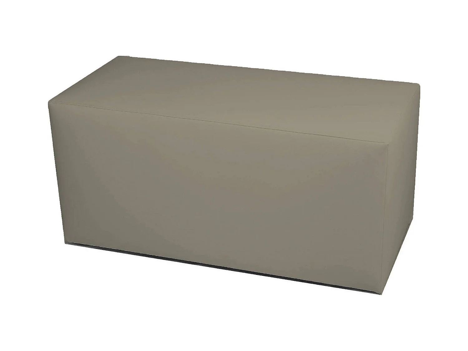 Pouf BucureÈ™ti, Fauteuil polyvalent, Chaise sac, Pouf repose-pieds, Made in Italy, 40x90 h42 cm, Tourterelle