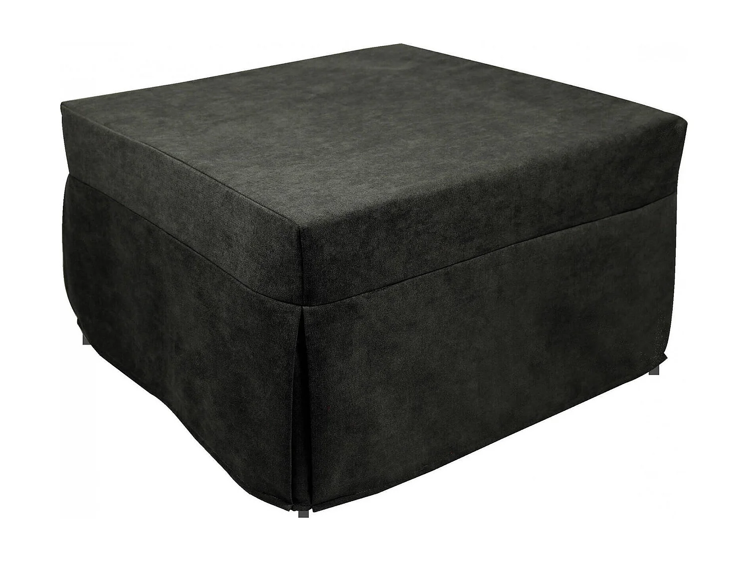 Pouf Arno, Fauteuil polyvalent, Chaise sac, Pouf repose-pieds, Made in Italy, 78x78 h45 cm, Gris