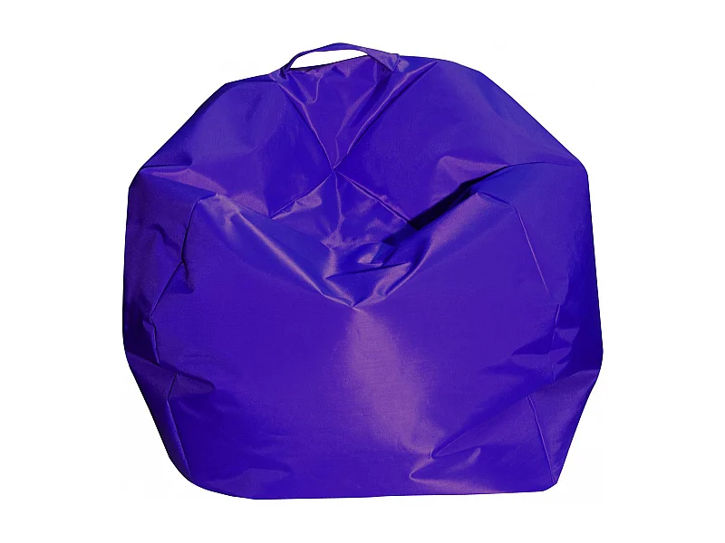 Pouf Ascia, Fauteuil polyvalent, Chaise sac, Pouf repose-pieds, Made in Italy, 65x65 h50 cm, Violet