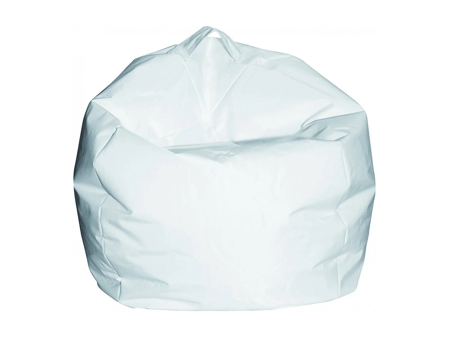 Puf Ascia, Sillón multiusos, Puf, Puf reposapiés, Made in Italy, 65x65 h50 cm, Blanco