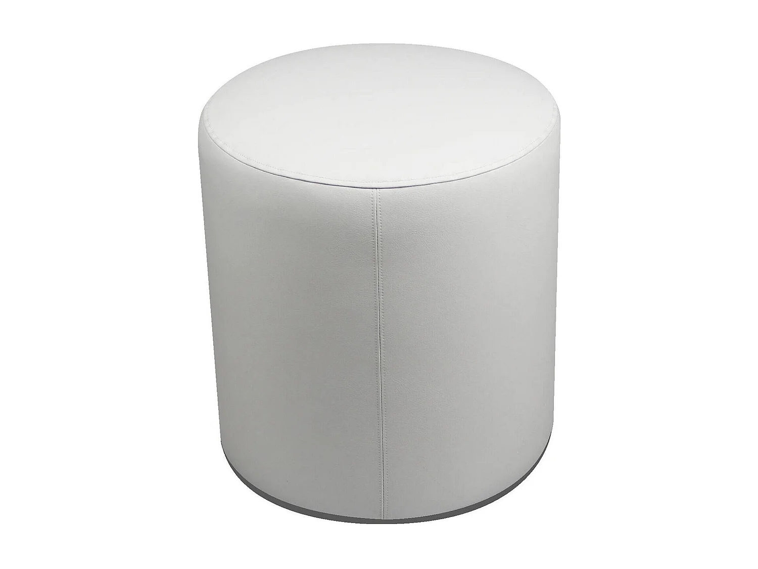 Lisboa poef, Multifunctionele fauteuil, Zitzak, Voetenbank poef, Made in Italy, 40x40 h42 cm, Wit