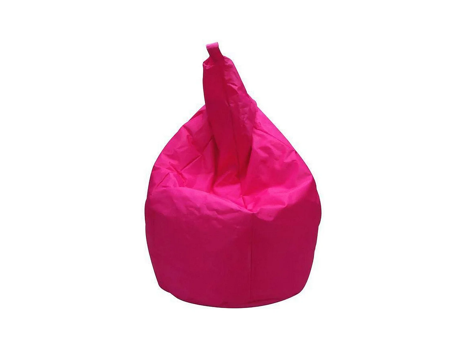 Pouf Angillina, Fauteuil polyvalent, Chaise sac, Pouf repose-pieds, Made in Italy, 80x80 h120 cm, Fuchsia