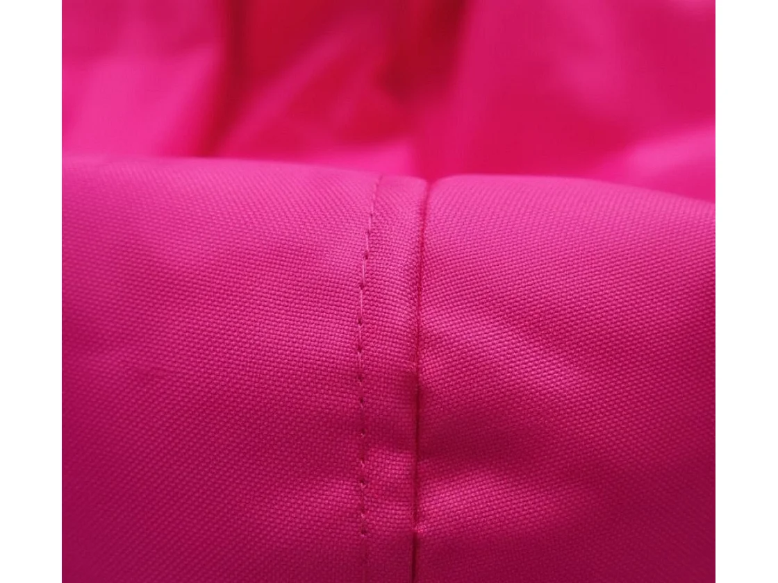 Pouf Angillina, Fauteuil polyvalent, Chaise sac, Pouf repose-pieds, Made in Italy, 80x80 h120 cm, Fuchsia