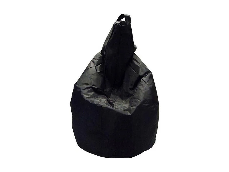 Puf Angillina, Sillón multiusos, Puf, Puf reposapiés, Made in Italy, 80x80 h120 cm, Negro