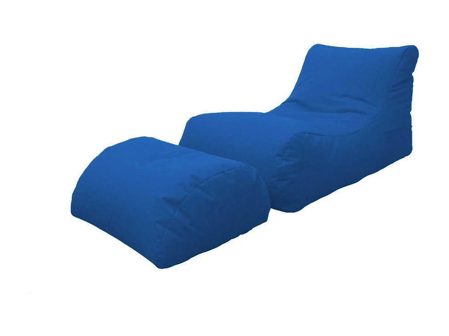 Talamo Italia - Pouf Alton, 120x80 h60 cm, Blu