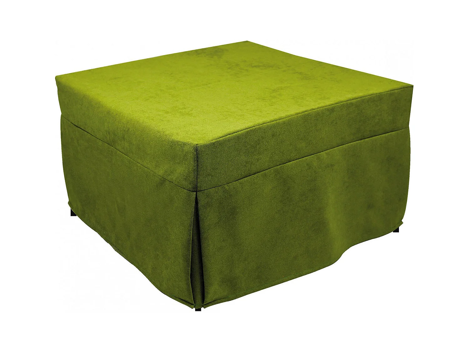 Talamo Italia - Pouf Arno, 78x78 h45 cm, Verde