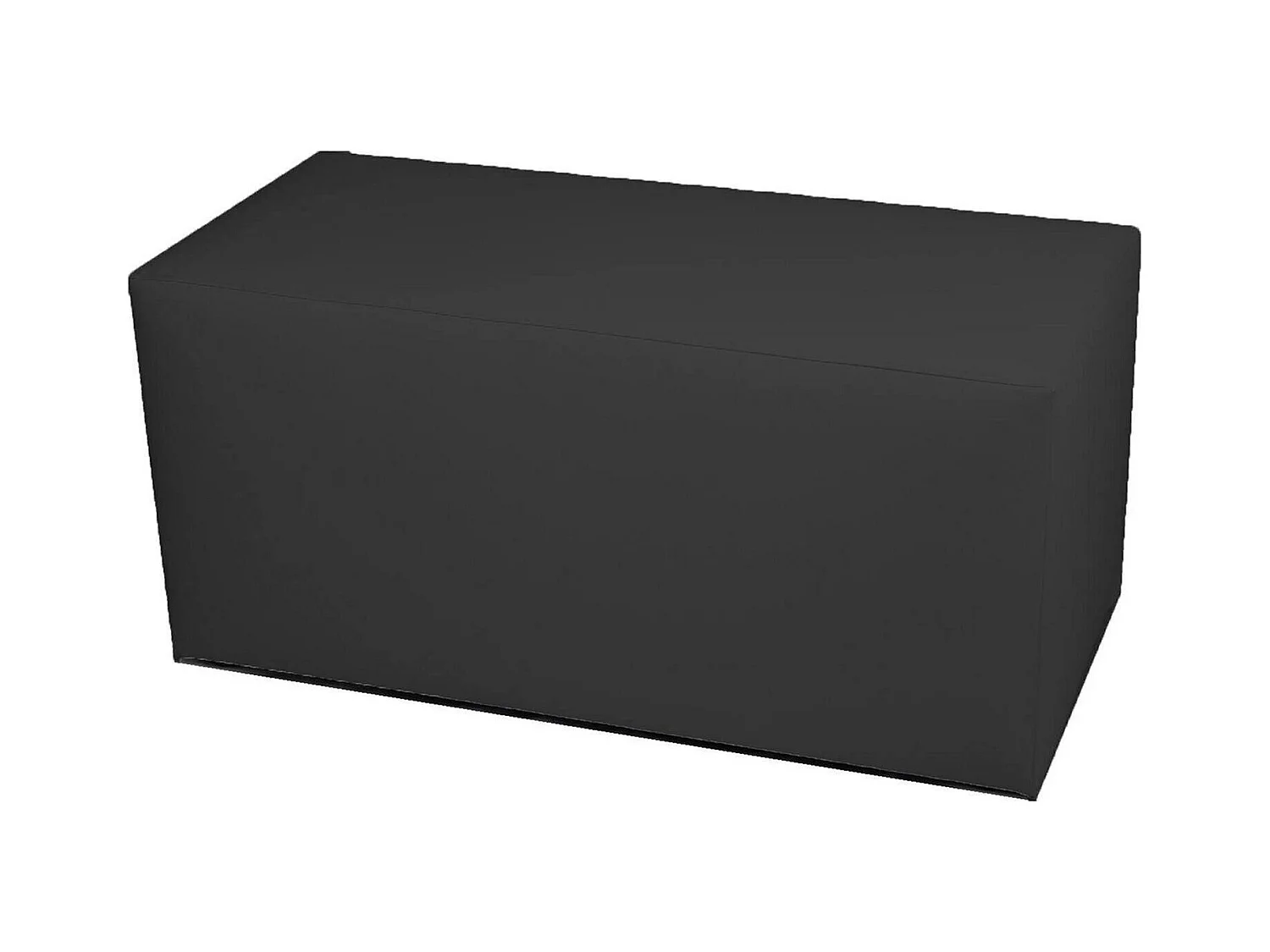 Pouf BucureÈ™ti, Fauteuil polyvalent, Chaise sac, Pouf repose-pieds, Made in Italy, 40x90 h42 cm, Gris foncé