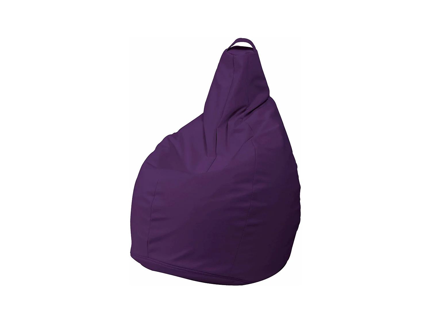 Pouf Boves, Fauteuil polyvalent, Chaise sac, Pouf repose-pieds, Made in Italy, 90x90 h120 cm, Violet