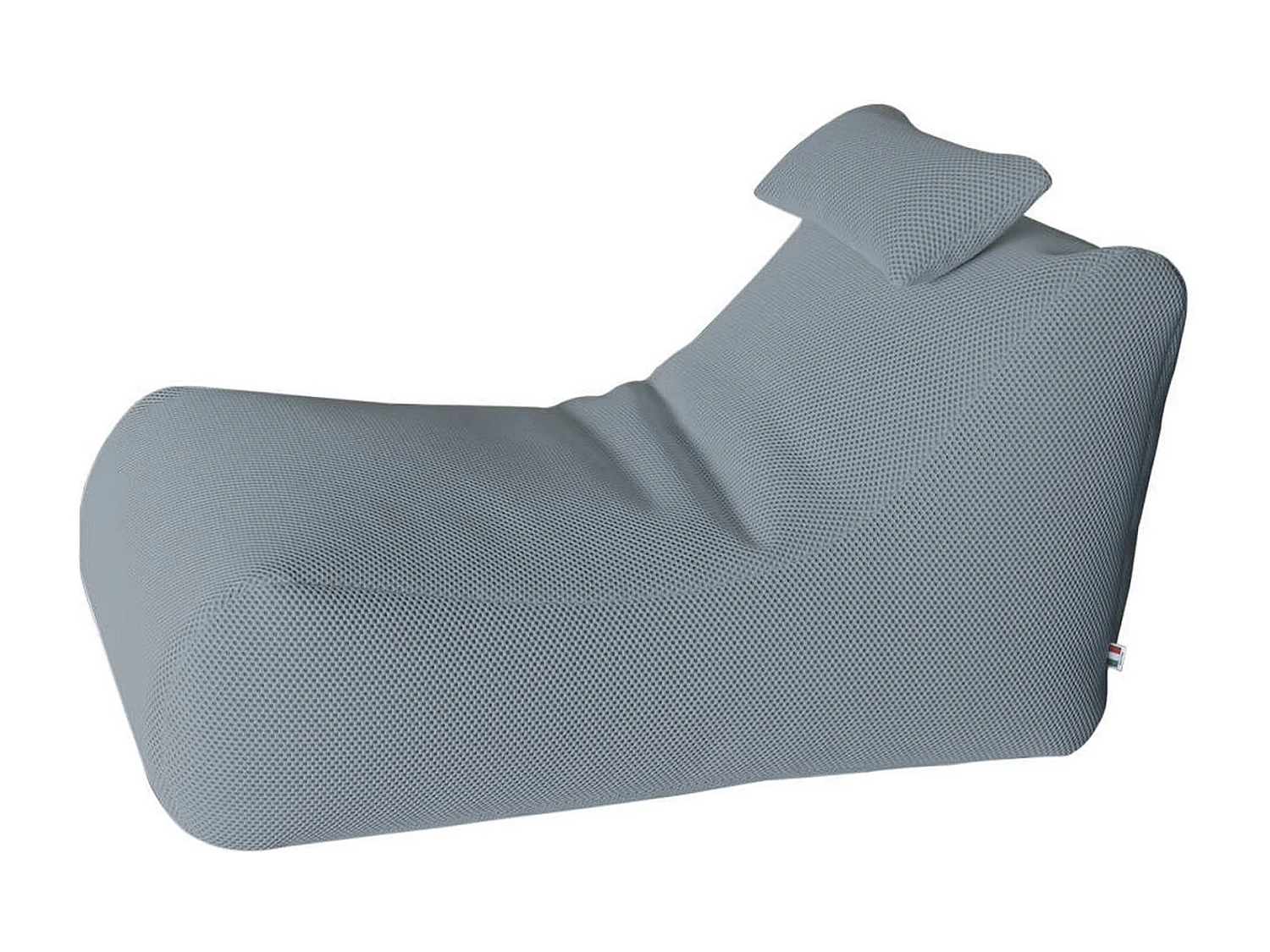 Pouf Міhck, Forma Sacco Made in Italy, 120x70x65h cm Grigio