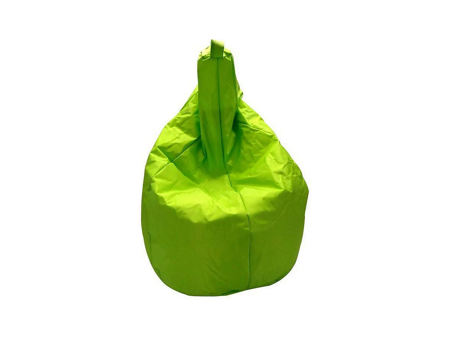 Pouf Angillina, Fauteuil polyvalent, Chaise sac, Pouf repose-pieds, Made in Italy, 80x80 h120 cm, Vert