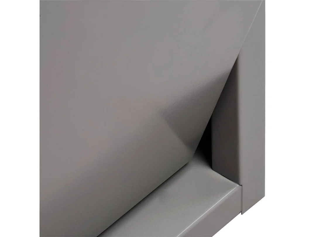 Poubelle AnuKhatun, Corbeille, Poubelle pour la collecte des déchets, Armoire à ordures, 60x25 h93 cm, Gris