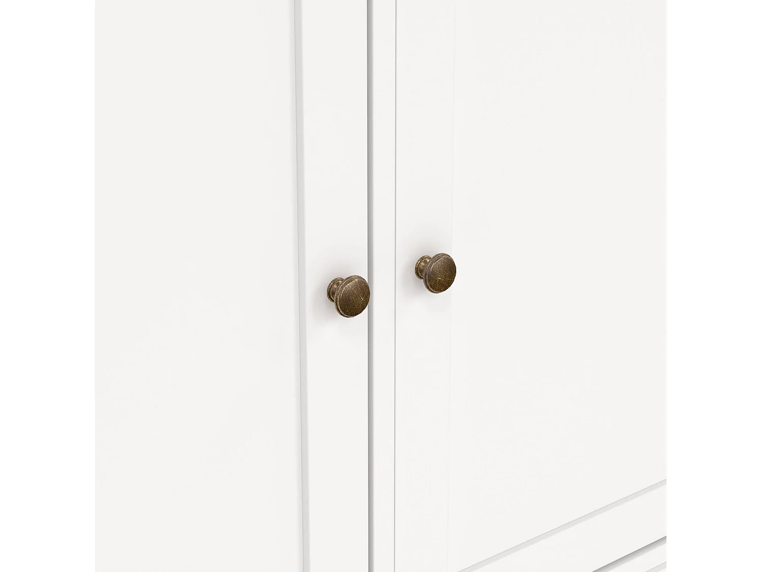 Asola dressoir, Woonkamerbuffet, Woonkamerdressoir, Keukenkast, 144x46 h92 cm, Wit