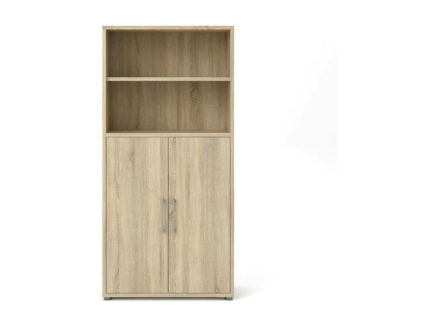 Aparador Saotome, Buffet de sala, Aparador de sala, Despensa de cozinha, 89x40 h186 cm, Carvalho