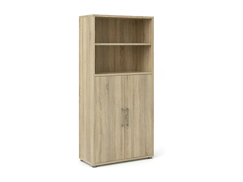 Dmora - Credenza Saotome, 89x40 h186 cm, Quercia