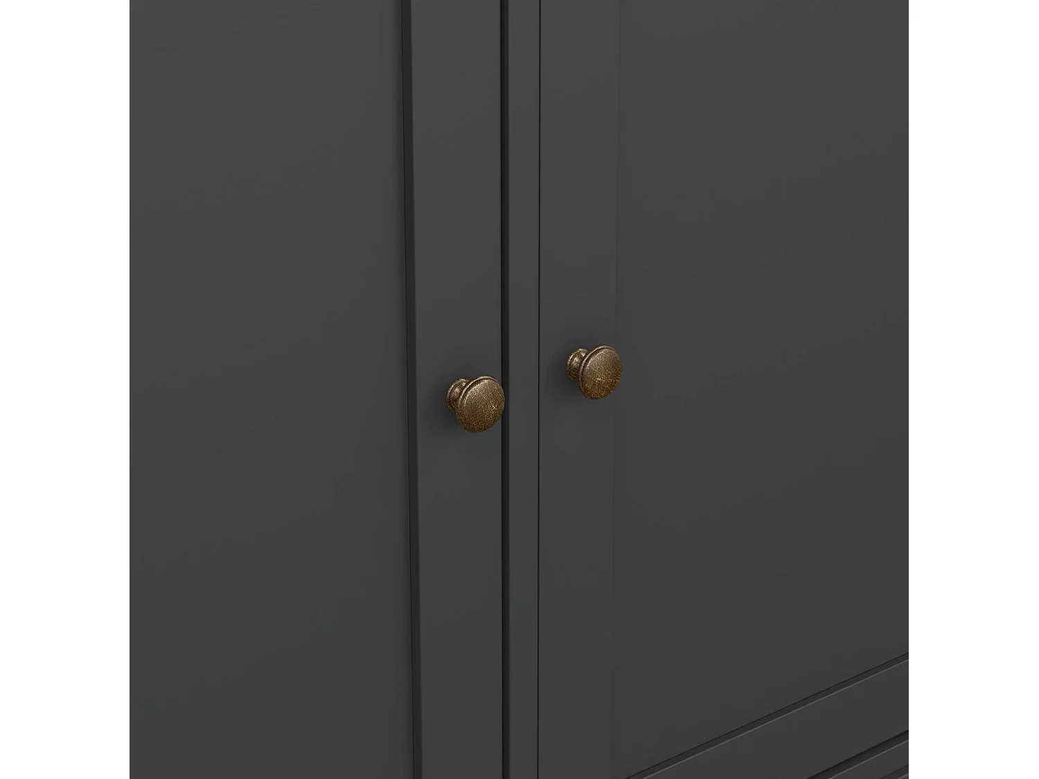 Buffet Asola, Buffet du salon, Commode de salon, Garde-manger de cuisine, 144x46 h92 cm, Gris