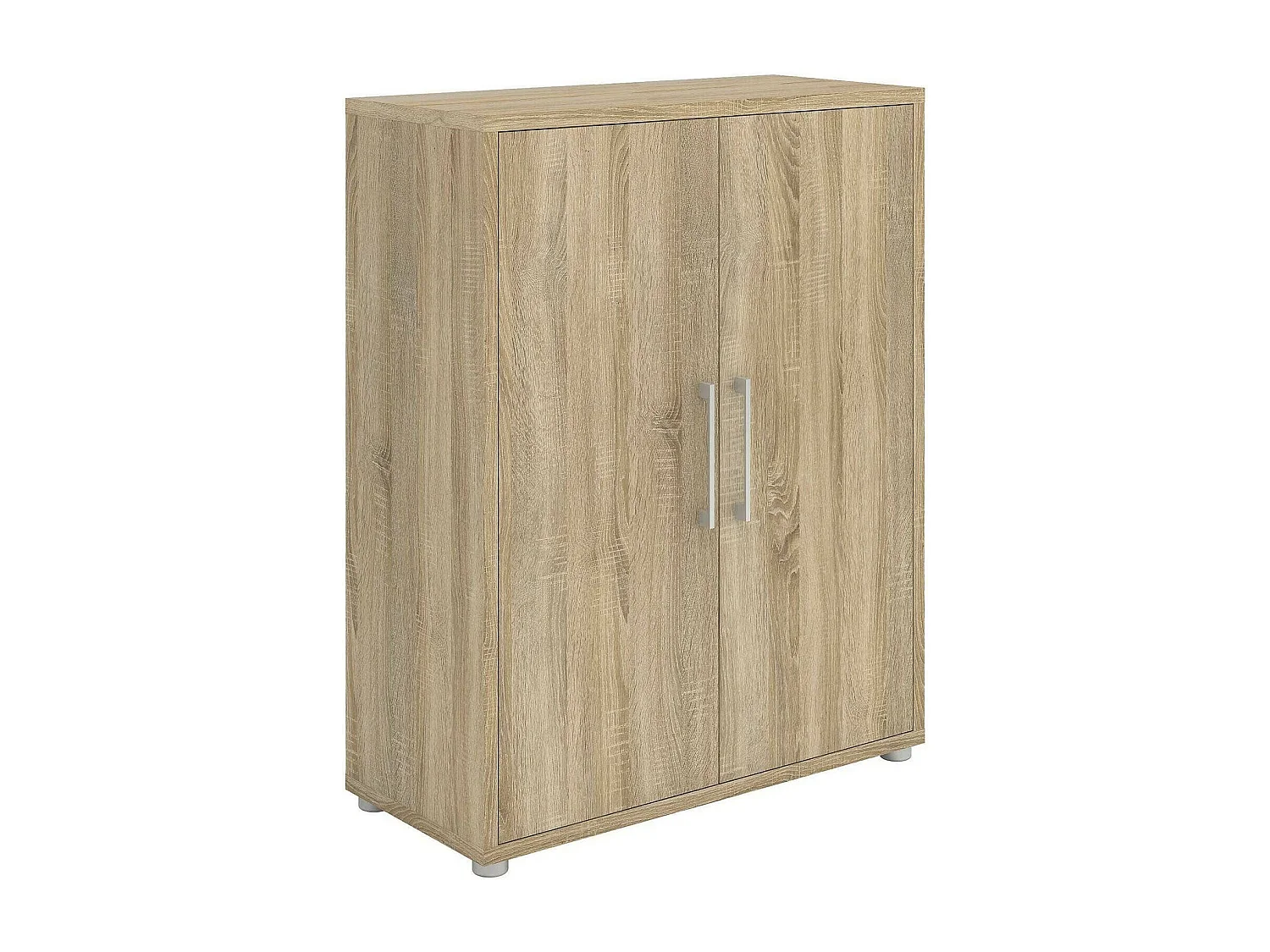 Aparador Warszawa, Buffet de sala, Aparador de sala, Despensa de cozinha, 89x40 h113 cm, Carvalho