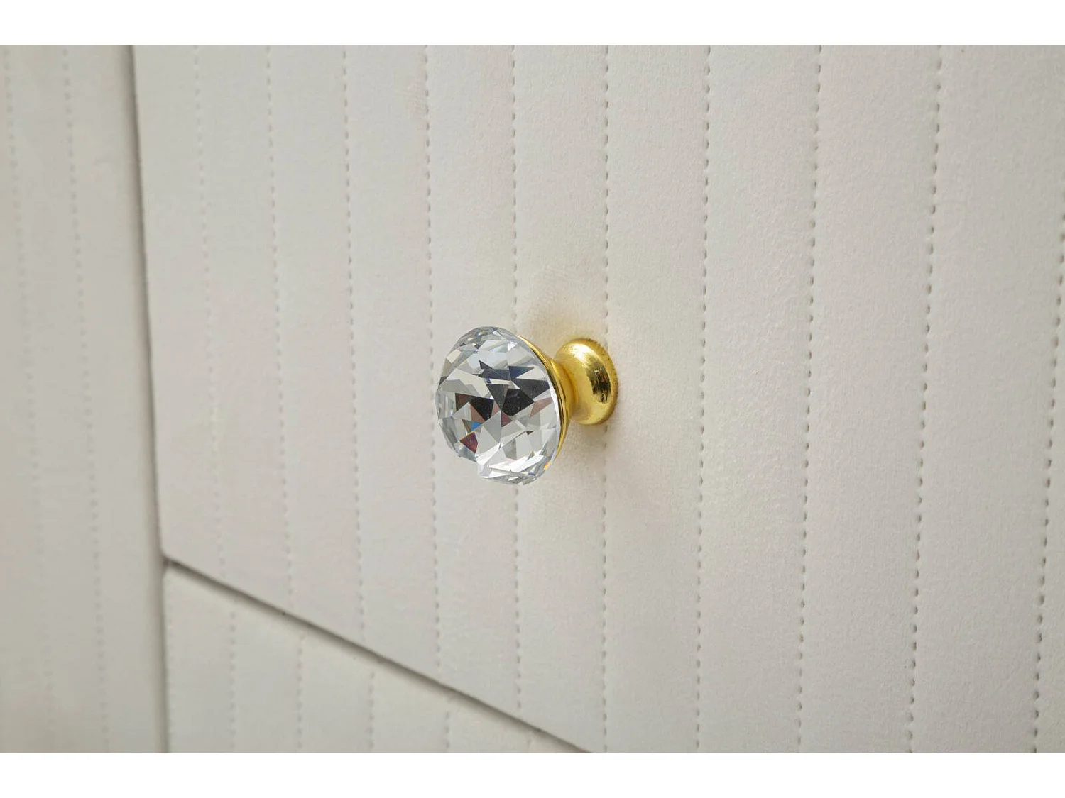 Lodovico dressoir, Woonkamerbuffet, Woonkamerdressoir, Keukenkast, 120x40 h85 cm, Crème en Wit