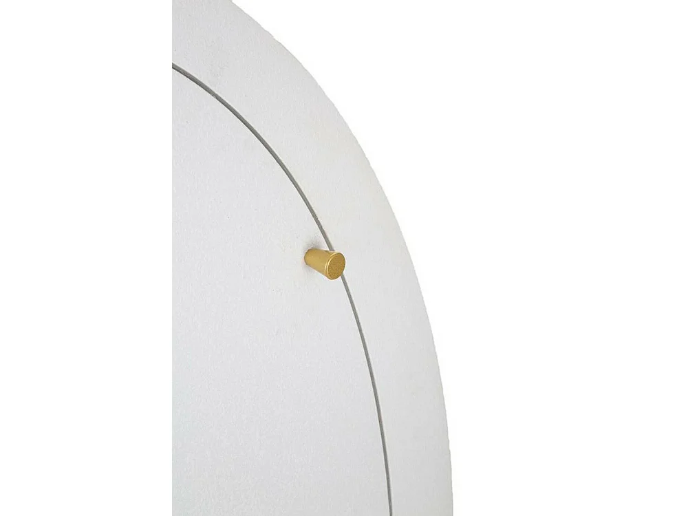 Buffet Tellier, Buffet du salon, Commode de salon, Garde-manger de cuisine, 60x32 h133 cm, Blanc et Or