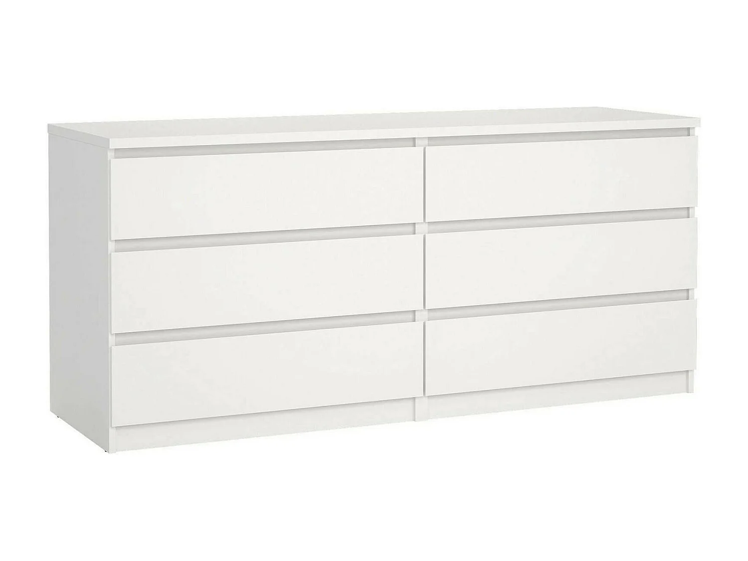 Abacadabra dressoir, Woonkamerbuffet, Woonkamerdressoir, Keukenkast, 154x50 h70 cm, Wit