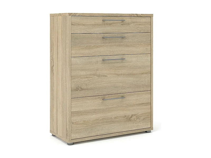 Anghiari dressoir, Woonkamerbuffet, Woonkamerdressoir, Keukenkast, 89x40 h113 cm, Eiken