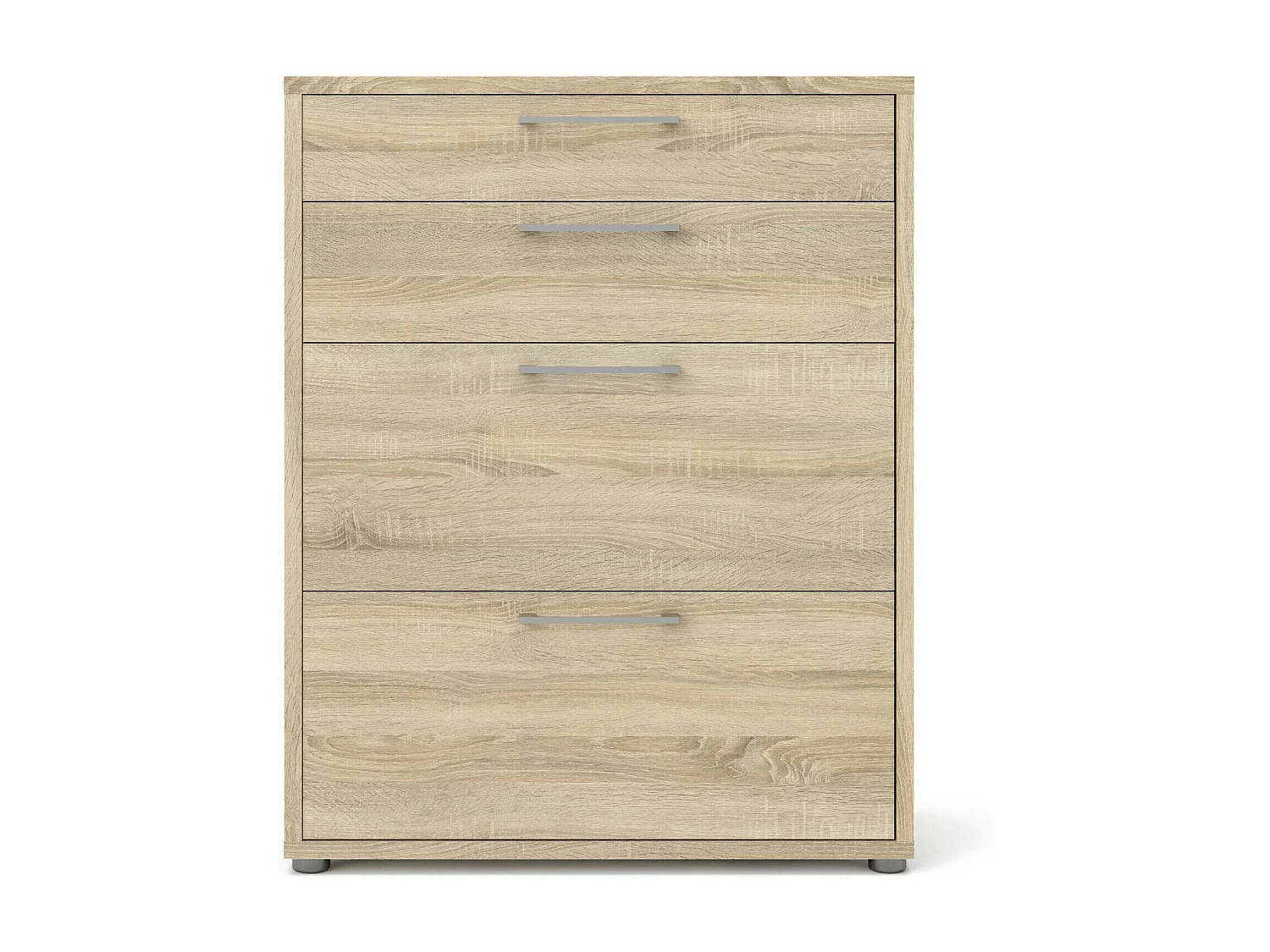 Kommode Anghiari, Wohnzimmerbuffet, Wohnzimmer-Sideboard, Moderne Küchen-Speisekammer, 89x40 h113 cm, Eiche