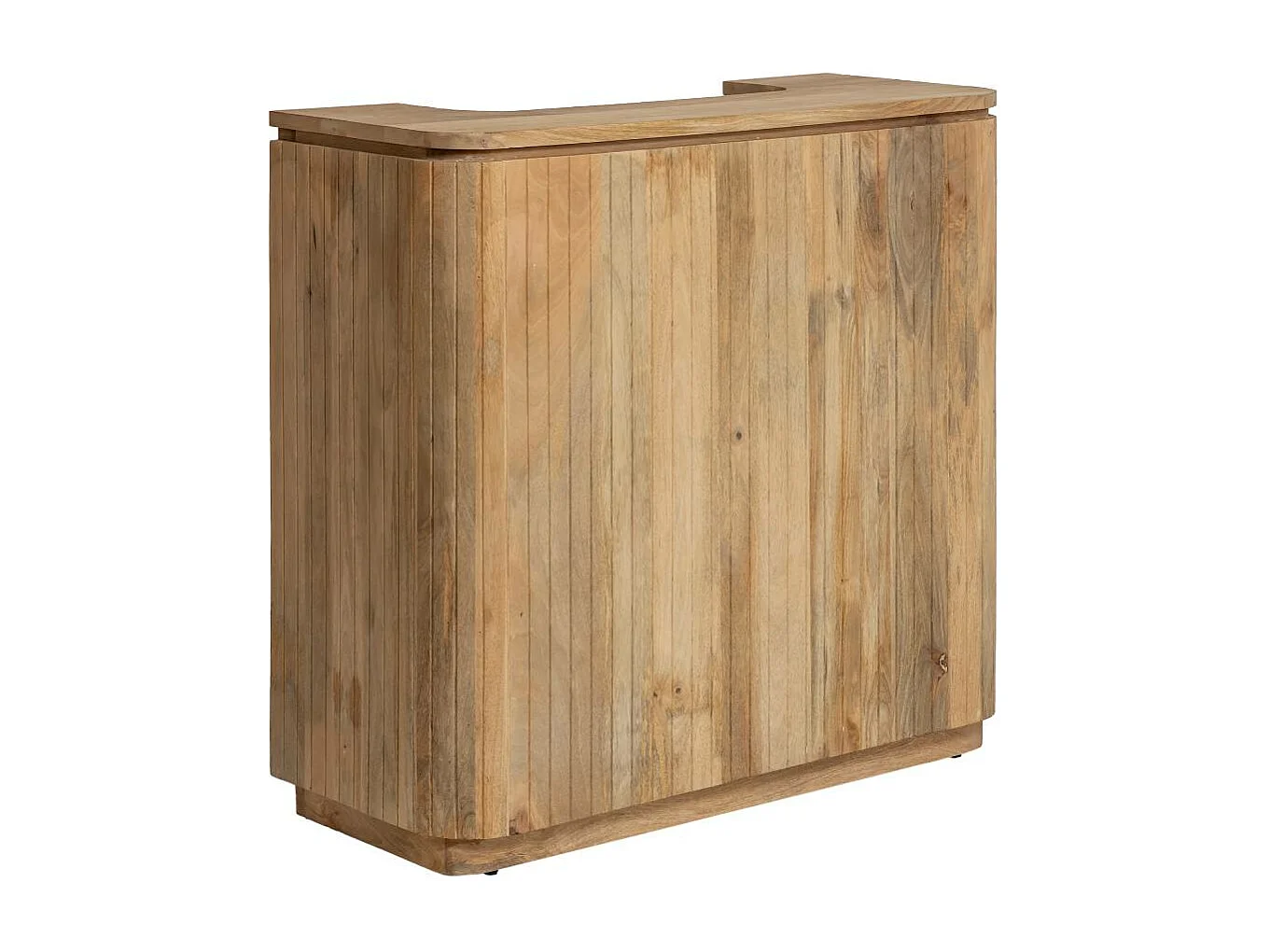 Mueble bar de madera de mango Lou Le Bar Lou con prácticos espacios de almacenamiento y diseño elegante