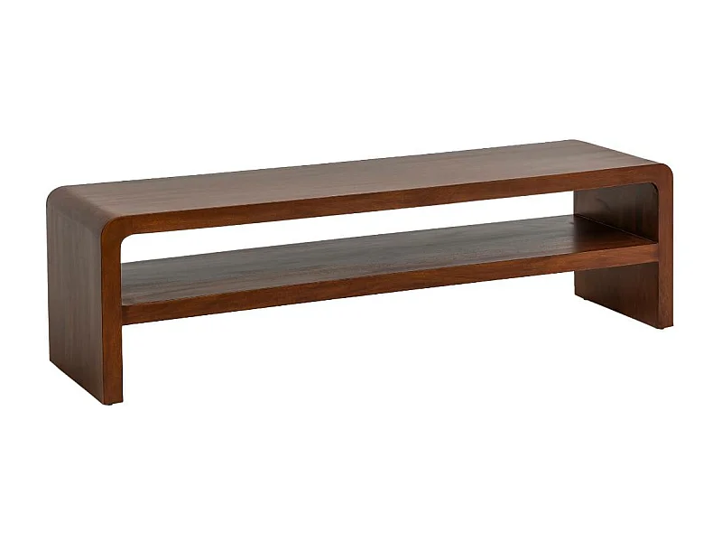 Mueble de TV de madera de mango Lior con almacenamiento - Made in Meubles