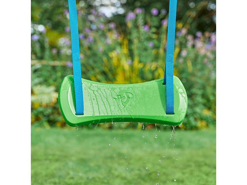 Portique avec 2 balançoires et une glissière Forest