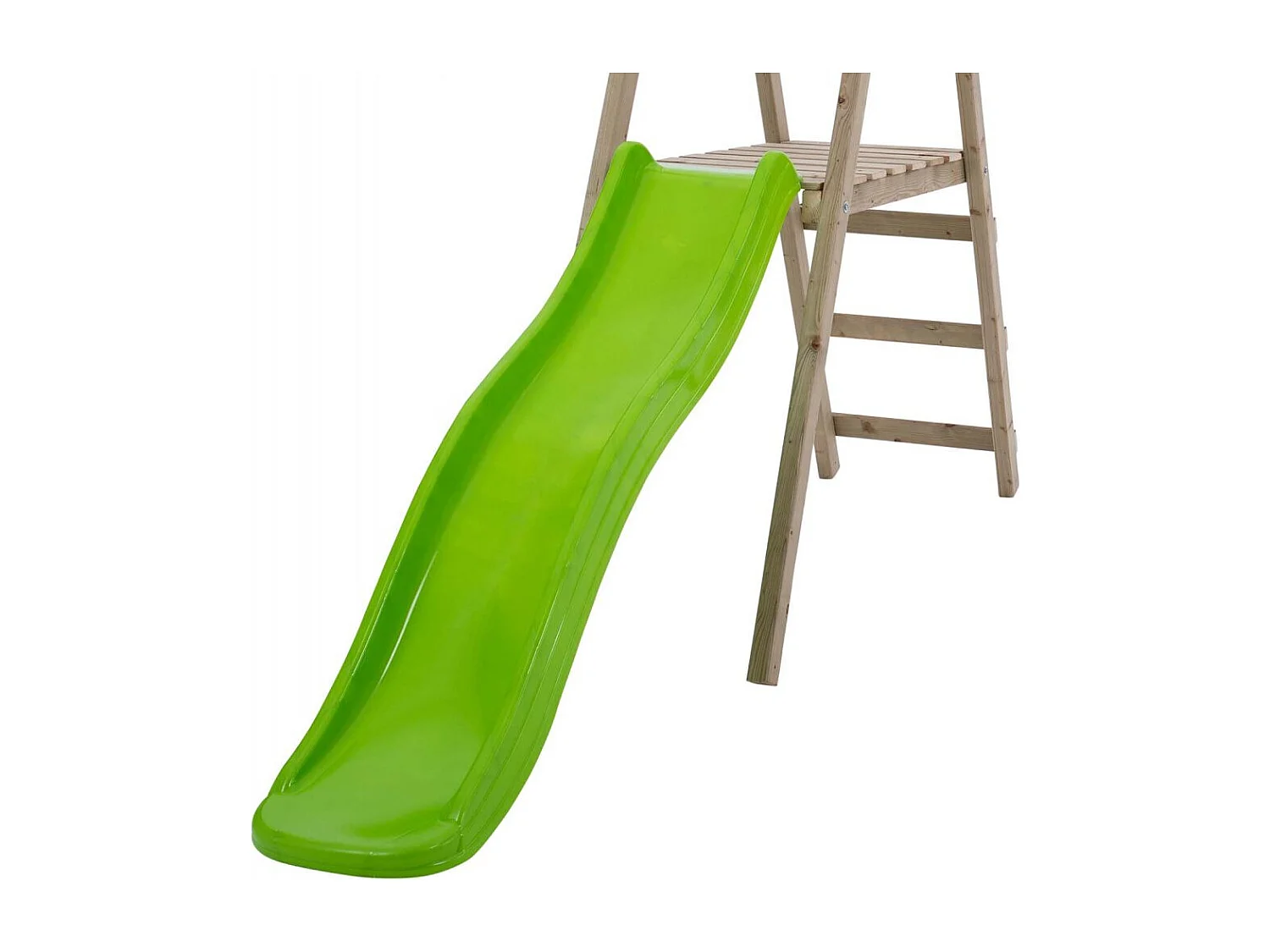 Portique avec 2 balançoires et une glissière Forest