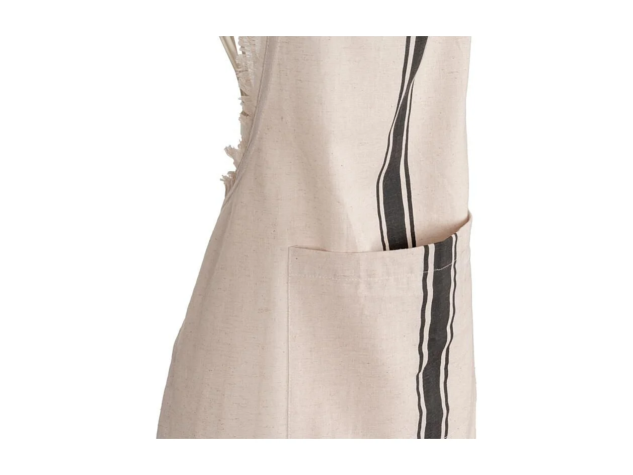 Tablier en coton et flex Beige / Crème