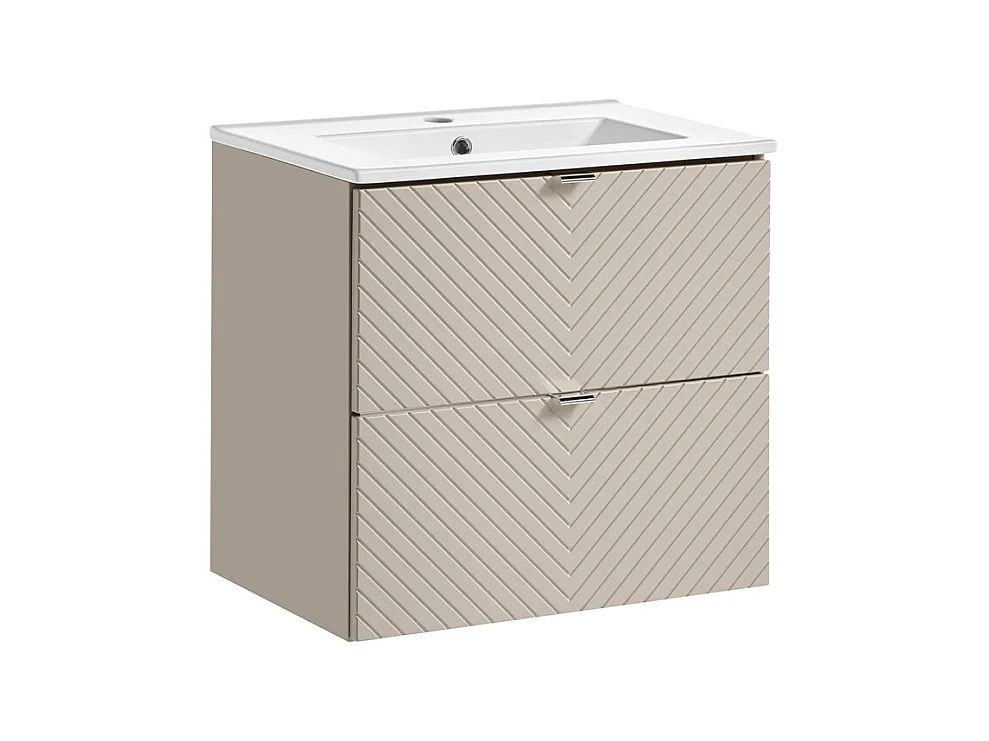Mobile bagno con lavabo Manoa cachemire 60cm