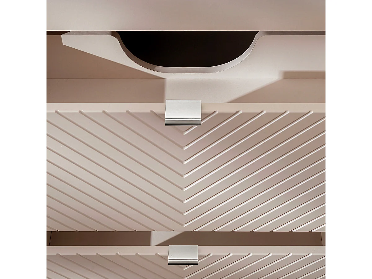 Mueble lavabo individual encastrado 60cm Manoa Cachemira