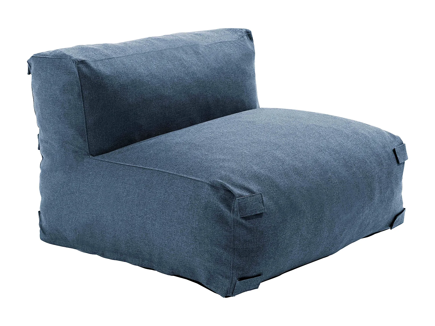 Fauteuil de jardin pour canapé modulable bleu pacific - Mixi