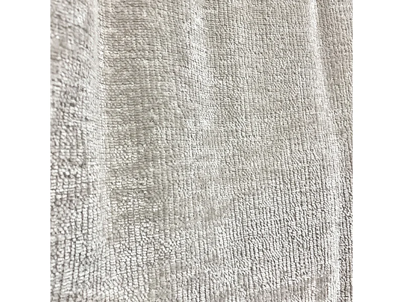 Fauteuil rotatif 360° microfibre blanc écru et pieds métal – FRANCESCA