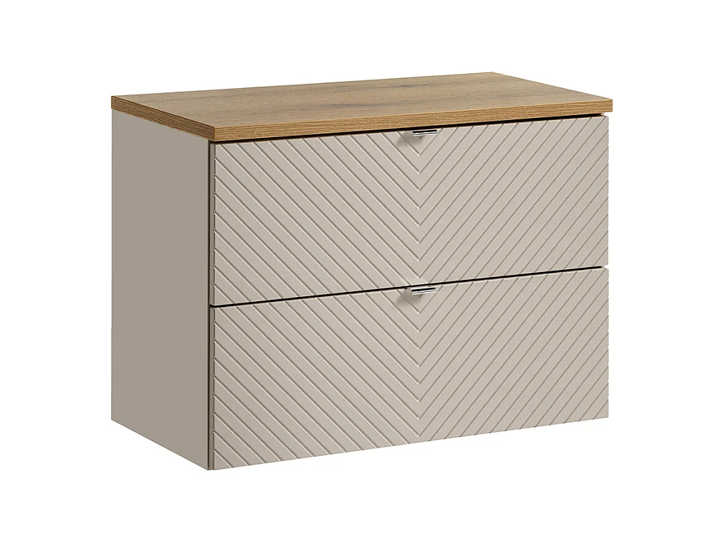 Manoa 80cm badmeubel Kasjmier en hout