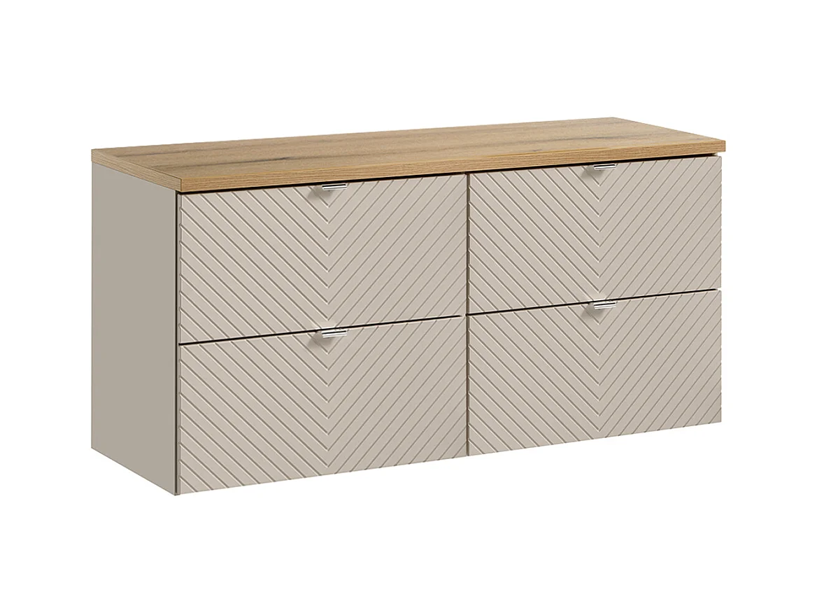 Manoa 120cm badmeubel Kasjmier en hout