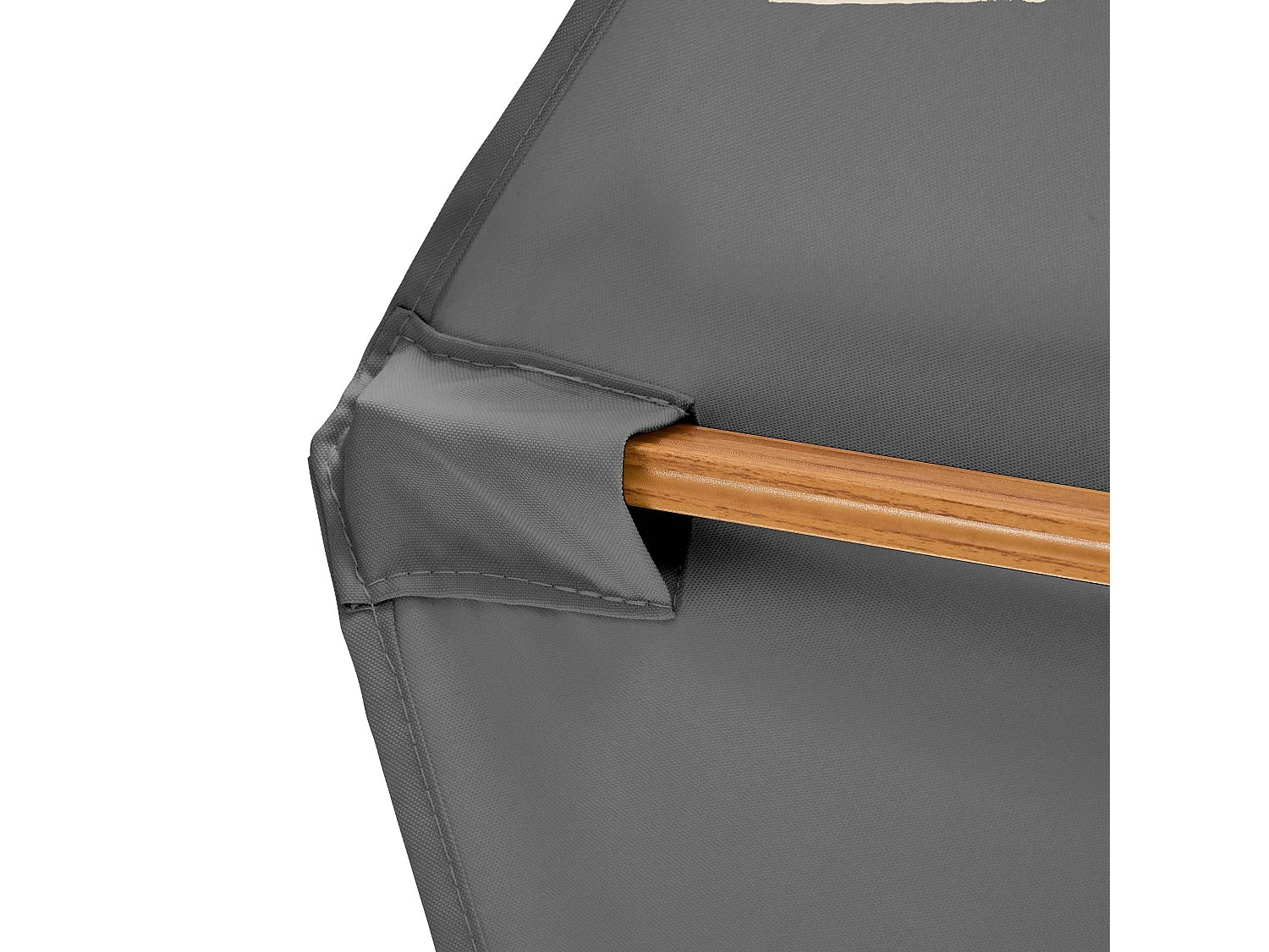 Parasol déporté rotatif 360° 3 têtes (4,5 x 2,65 m) + housse gris - Triano