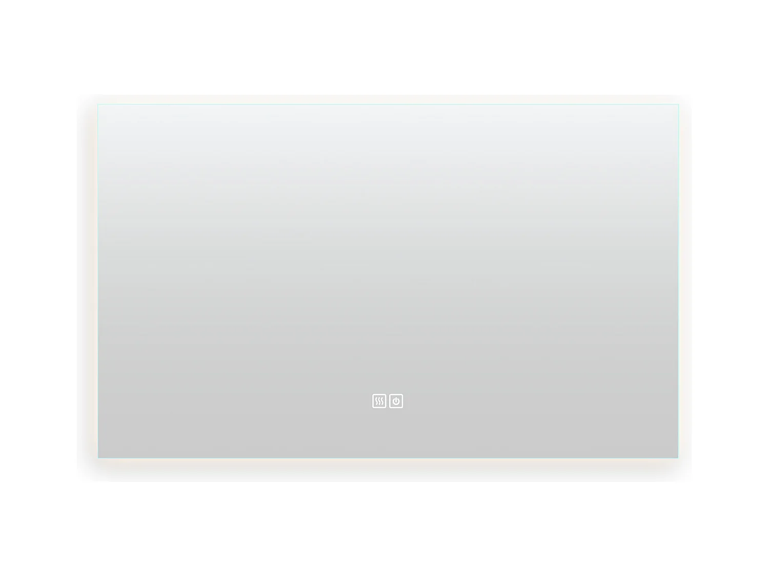 Specchio da bagno a LED - Specchio da parete antiappannamento illuminato 3 luminosità, senza cornice, senza carteggiatura, - Rettangolo 80x140cm