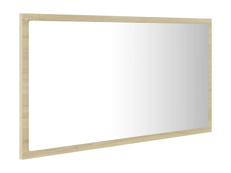 Espelho LED para banheiro 80 x 8,5 x 37 cm carvalho acrílico 02_0006963