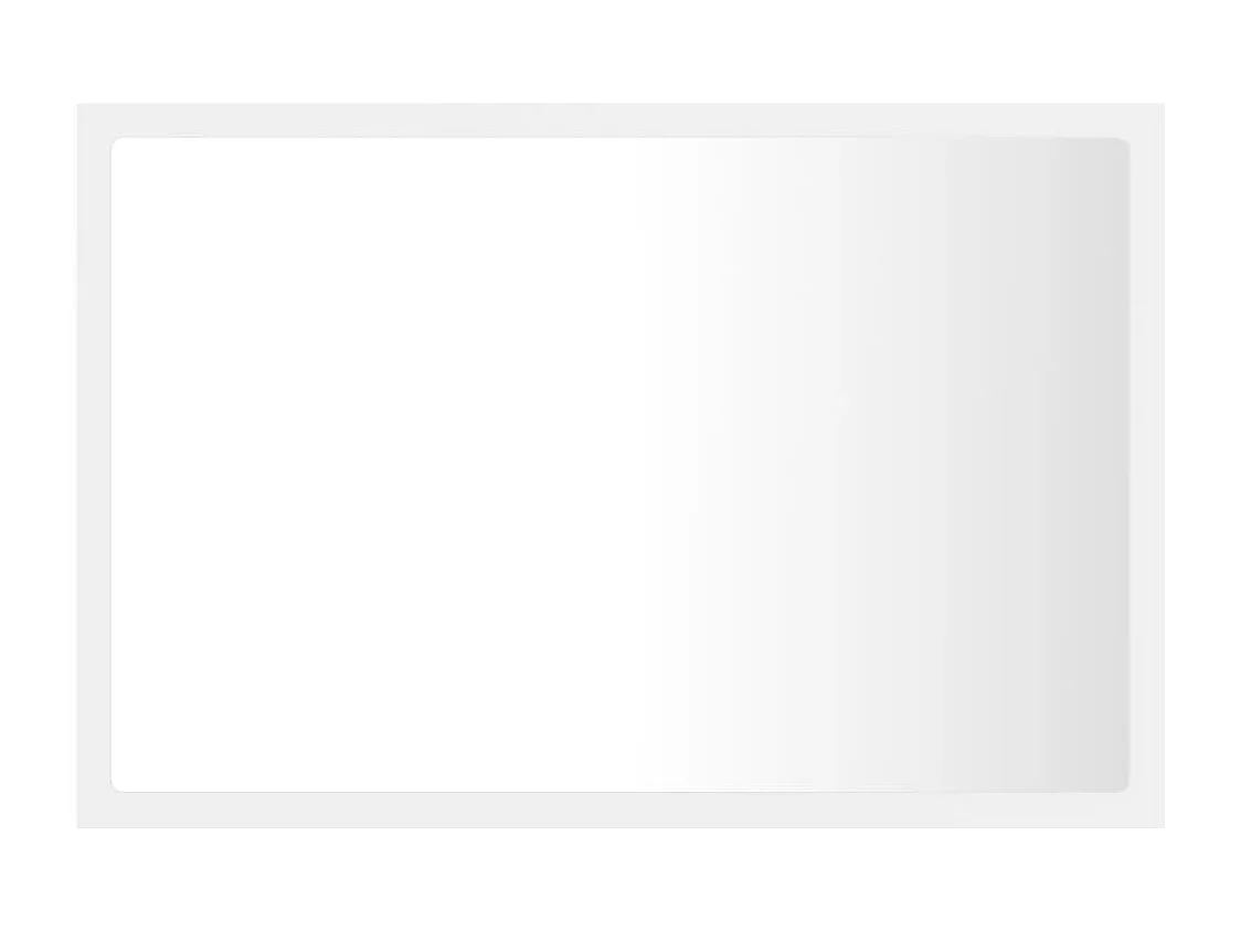 Miroir à led de blanche 60 x 8.5 x 37 cm 02_0006981