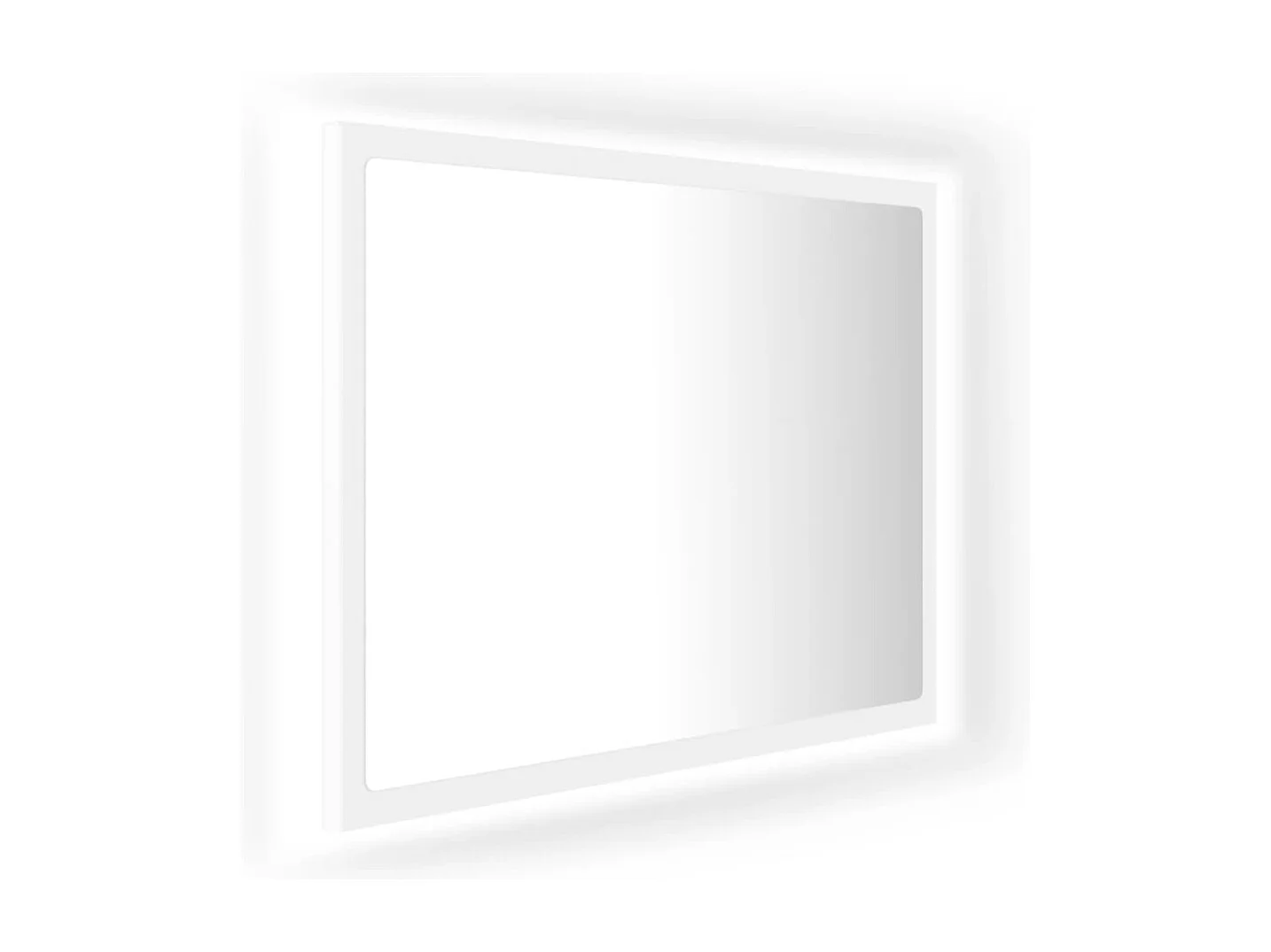 Espejo de baño LED 60 x 8,5 x 37 cm acrílico blanco 02_0006981