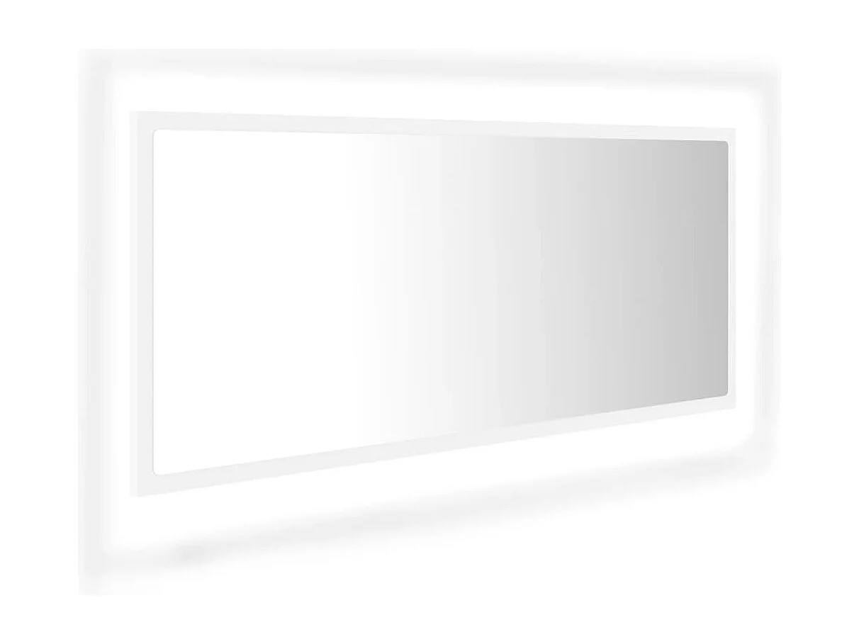 Miroir à led de blanche 100 x 8.5 x 37 cm 02_0006979