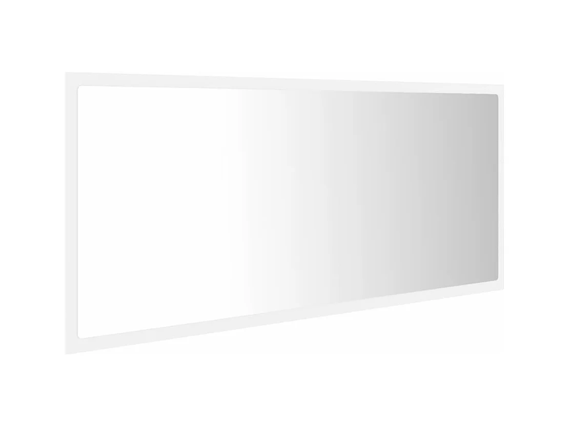 Miroir à led de blanche 100 x 8.5 x 37 cm 02_0006979