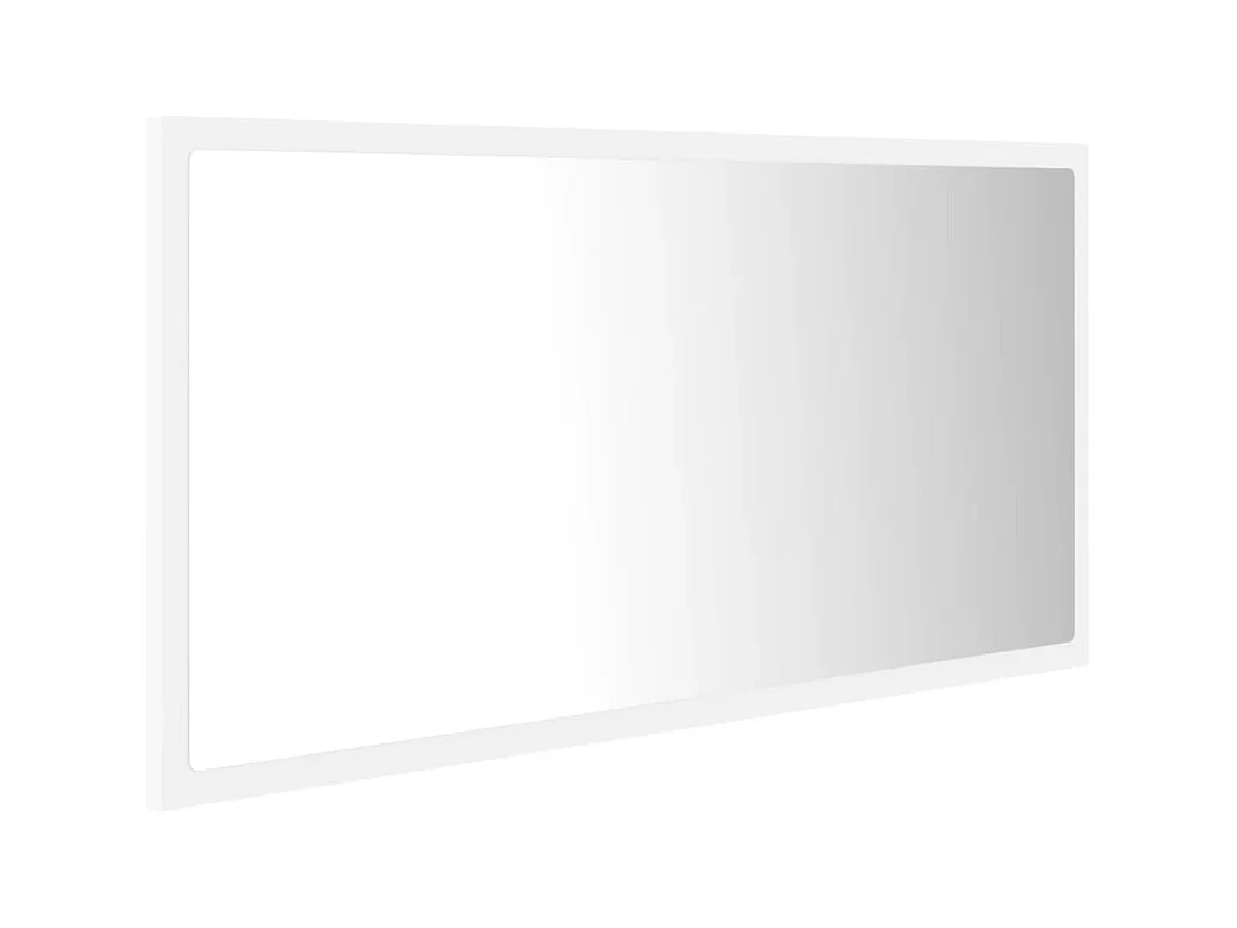 Miroir à led de blanche 90 x 8.5 x 37 cm 02_0006983