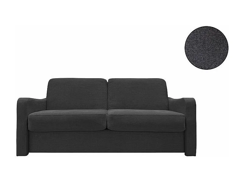 Narcisse Canapé convertible 3 places Gris anthracite Diva Literie 140cm