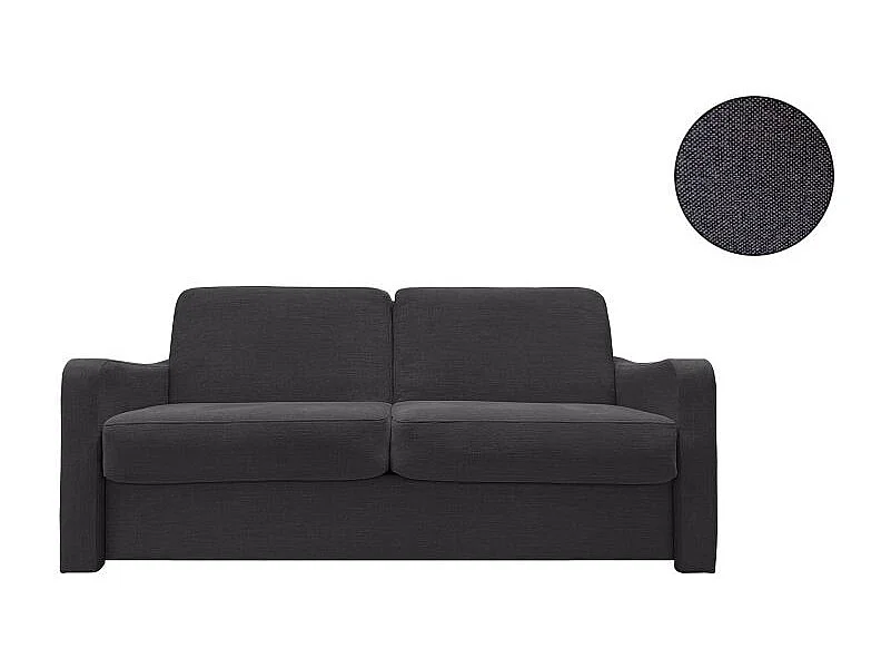 Narcisse Canapé convertible 3 places Gris anthracite Diva Literie 140cm