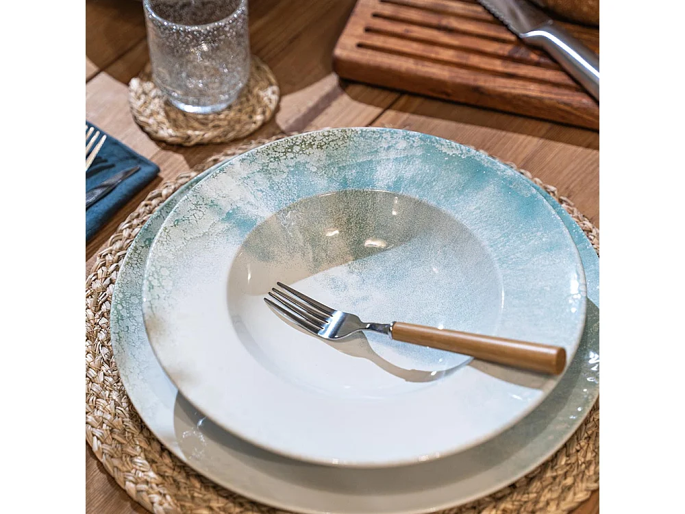 Assiette à pâtes Islande 27 cm (lot de 6)